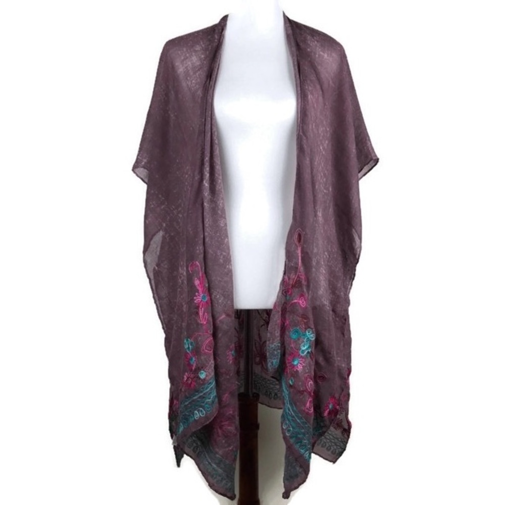 Women's Floral Embroidered Shrugs - Picture 1 of 7